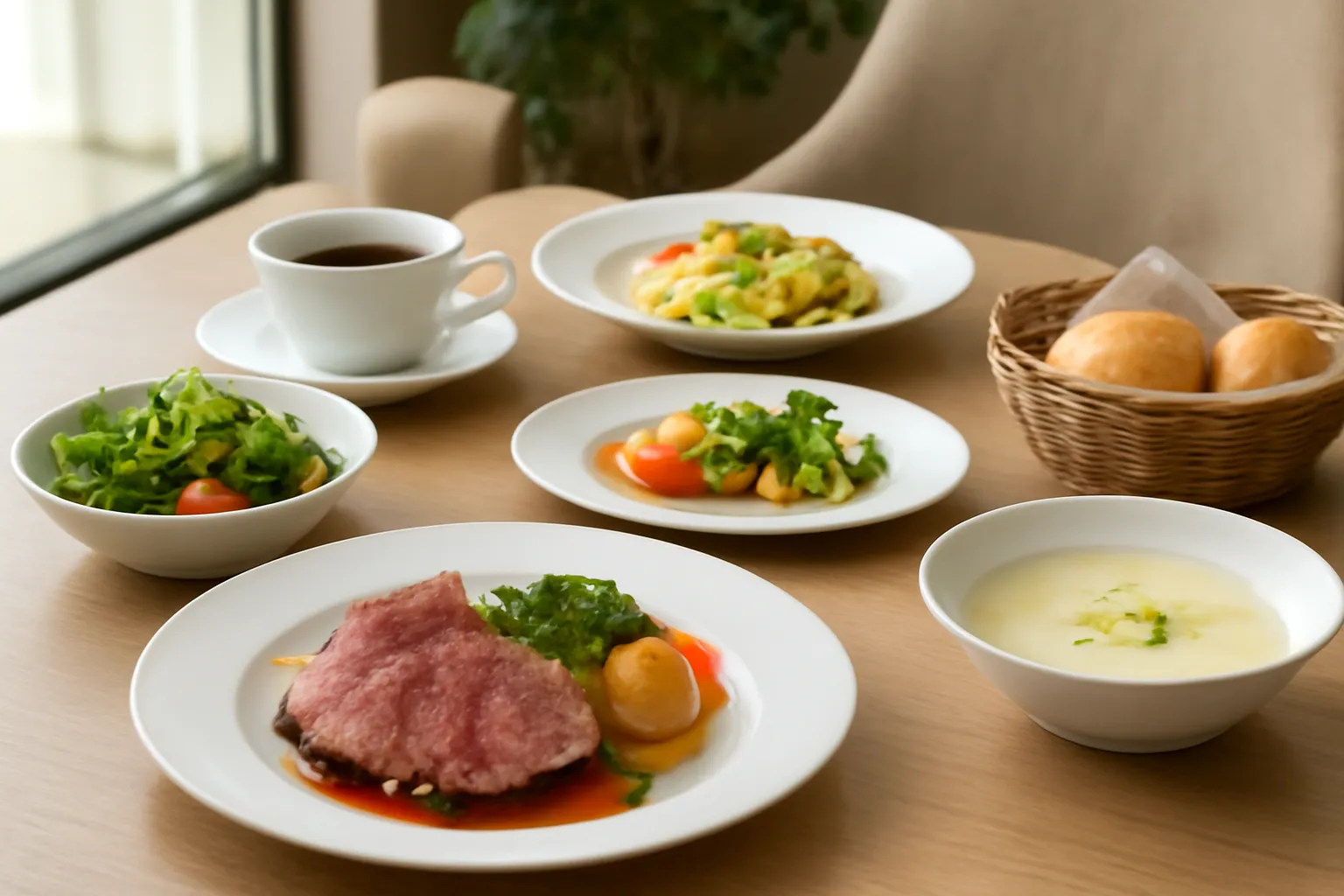 ホテルのランチ