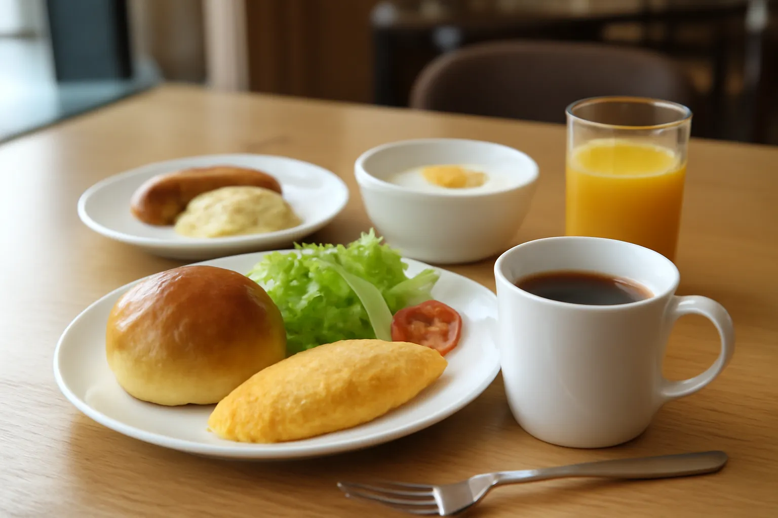 ホテルの朝食