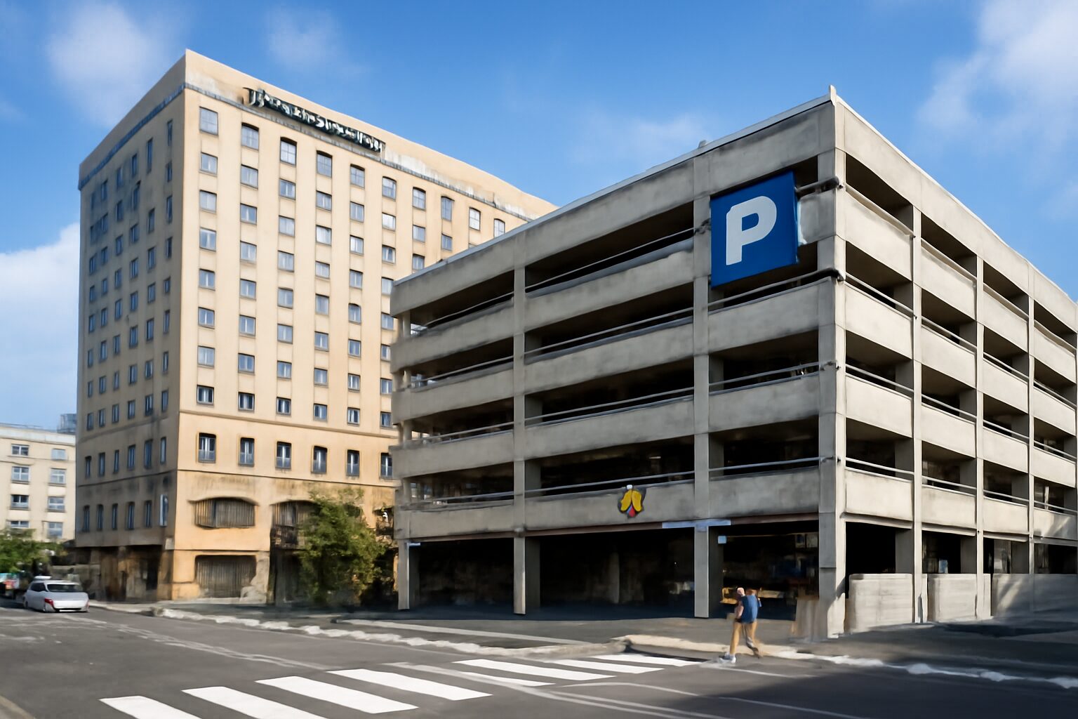 ホテルの駐車場