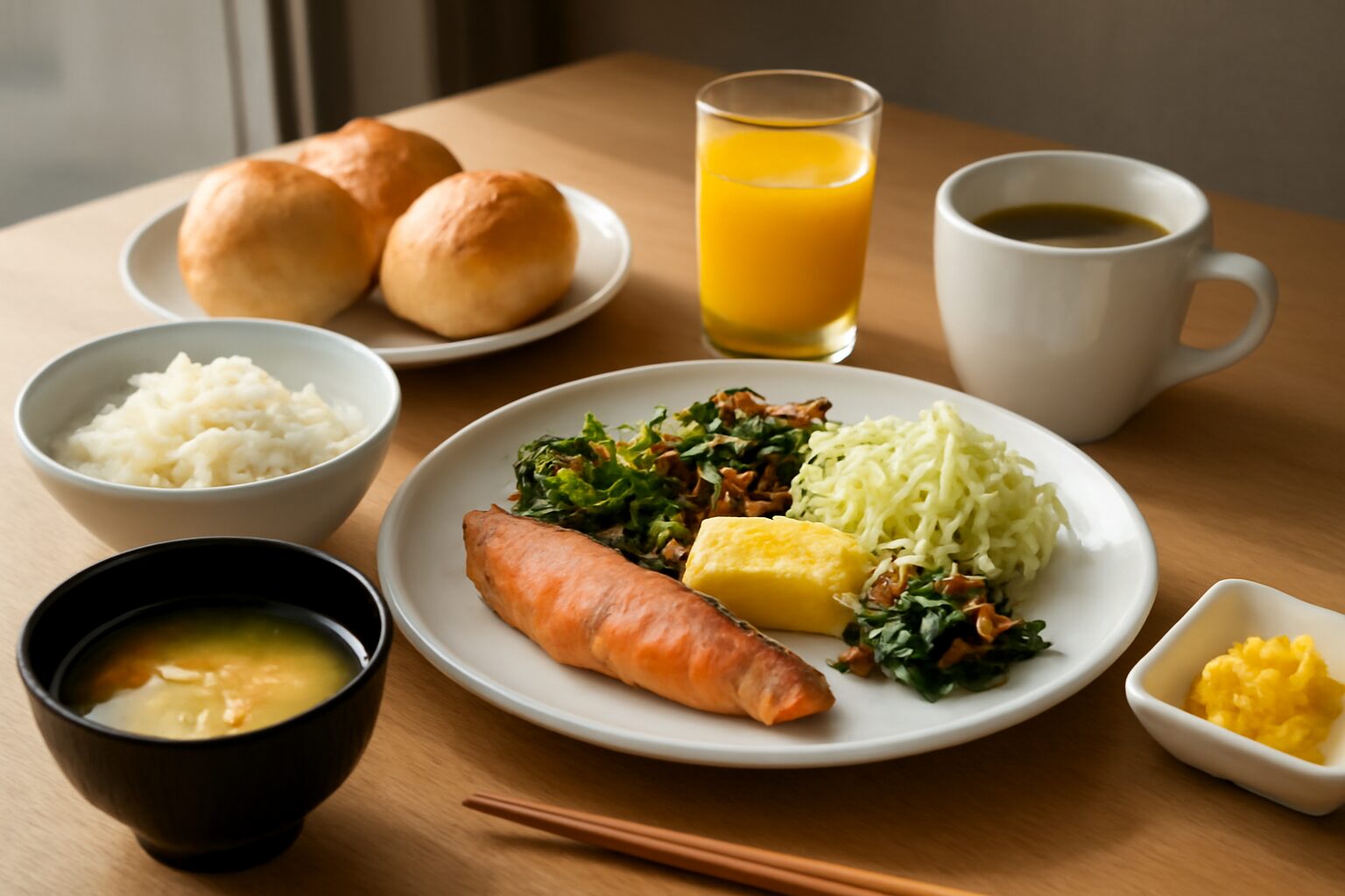 ホテルの朝食