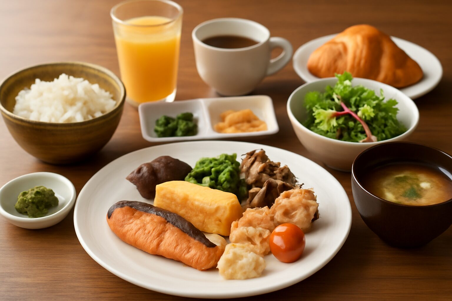 ホテルの朝食