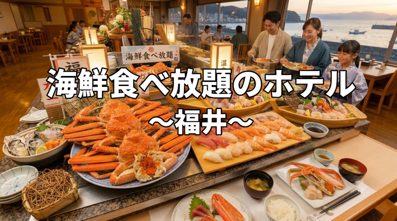 福井の海鮮食べ放題のホテル