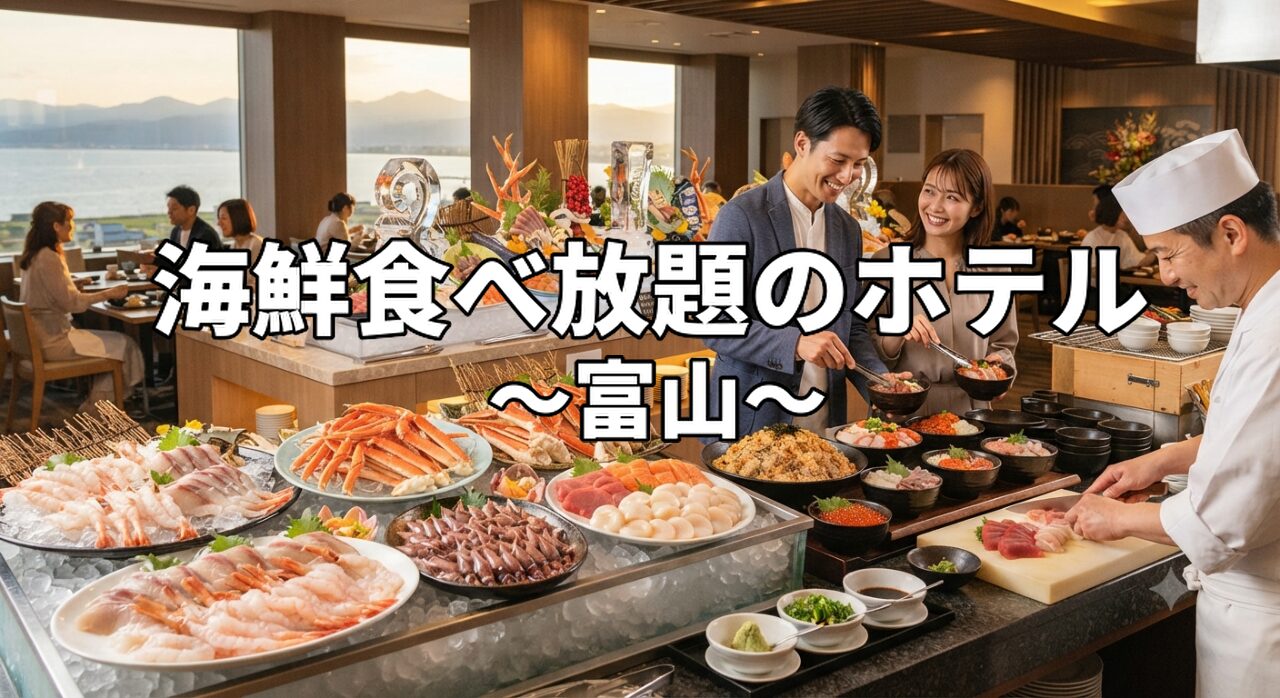富山の海鮮食べ放題のホテル