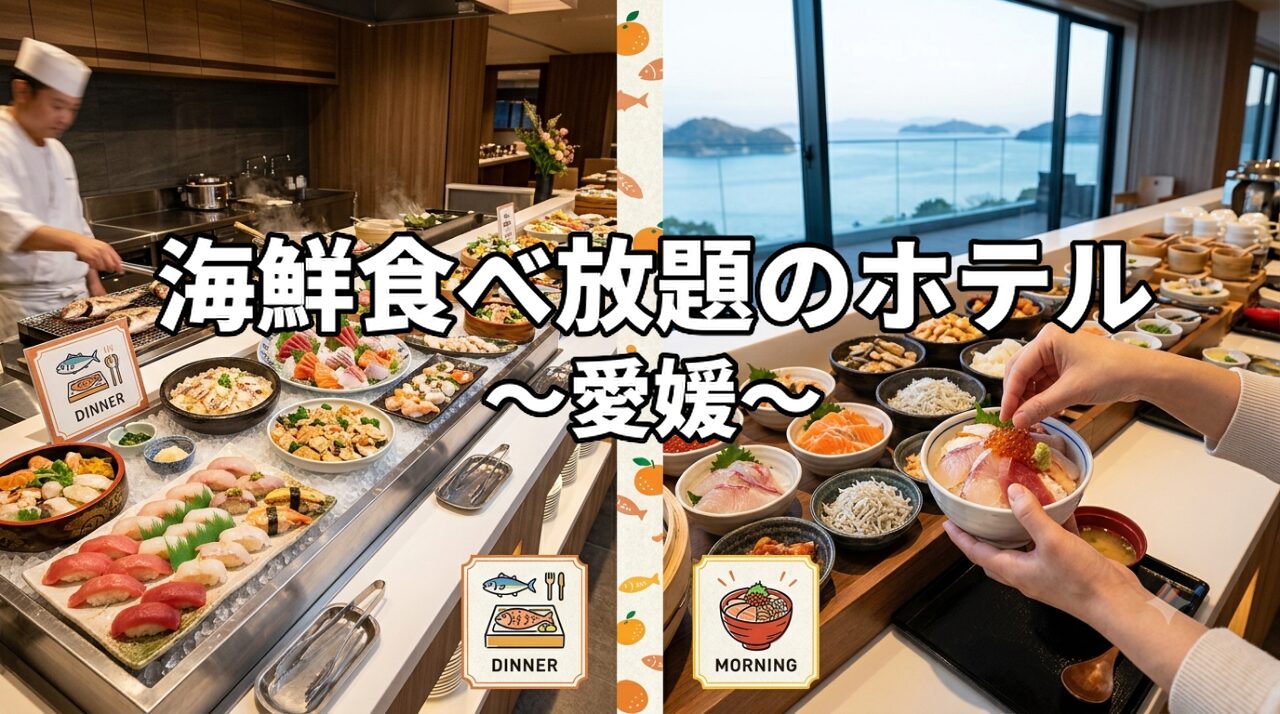 愛媛の海鮮食べ放題のホテル