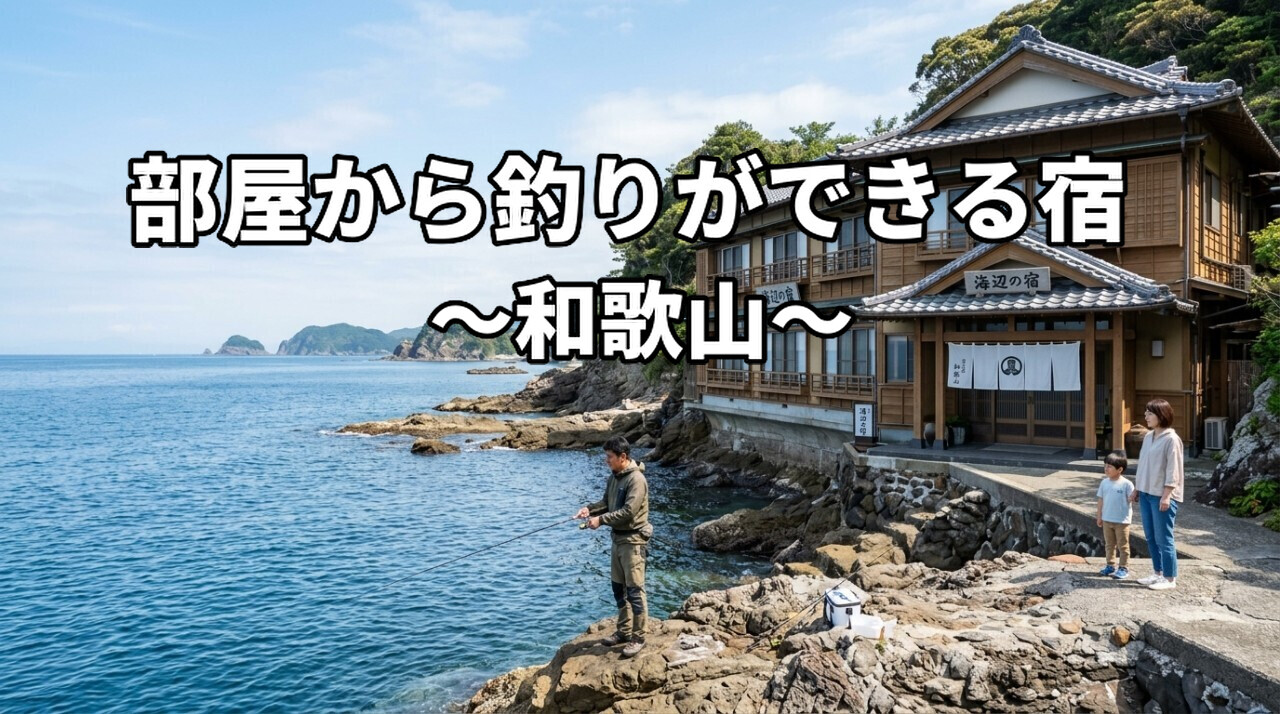 和歌山で部屋から釣りができる宿